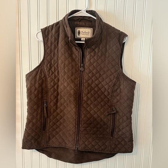 Outback Trading Co. quilted women’s vest size Lg - Picture 1 of 7